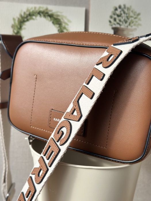 Оригинална Чанта Karl Lagerfeld естествена кожа