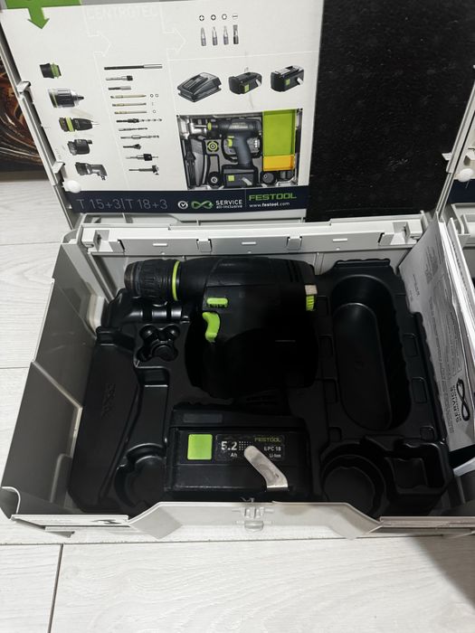 Festool T18 винтоверт