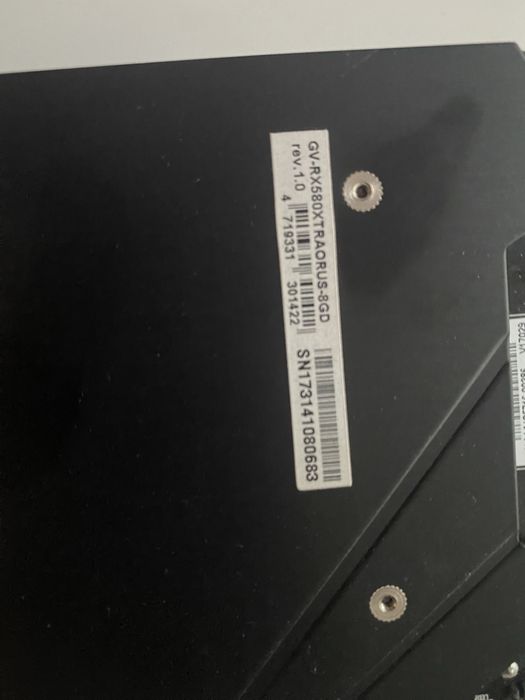 Видео карта Gigabyte AORUS XTR RX580 8GB