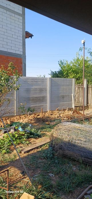 Gard de beton 250 lei lacara cu tot cu montaj și transport