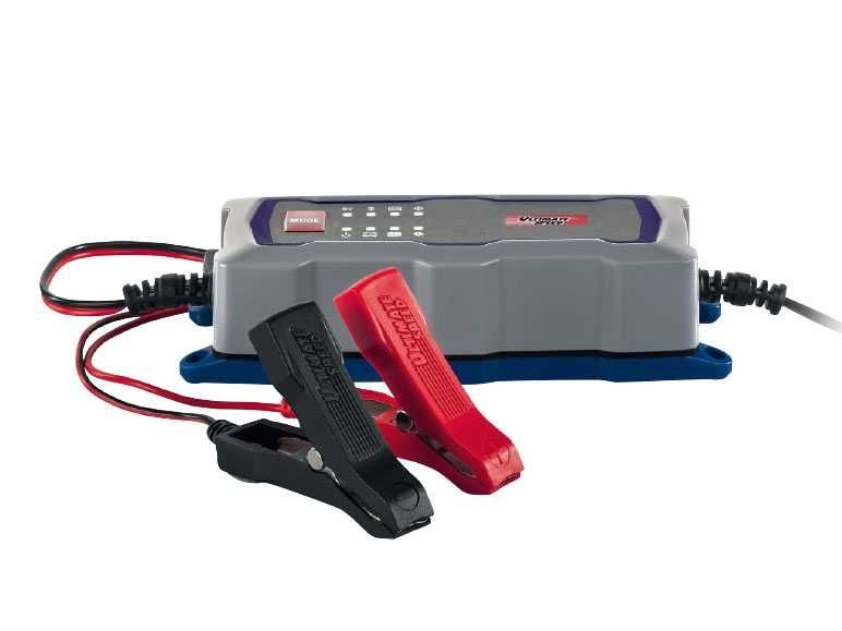 Redresor auto moto universal INTELIGENT cu indicator LED, 6V, 12 V, incarcator baterii de masina, nou, sigilat, realizat in Germania
