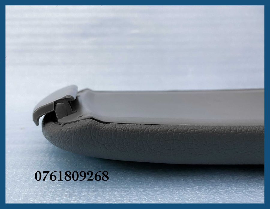 Capac piele cotiera pentru Audi A4 B6 B7 / Seat Exeo - gri