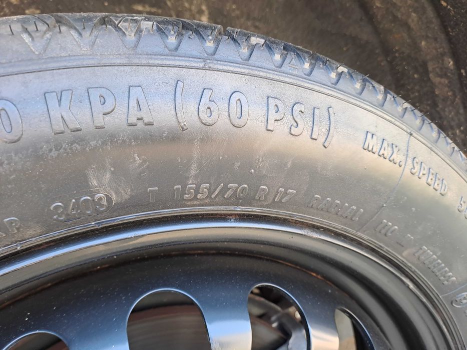 Roata de rezerva Slim Vw Tiguan 2 3 Audi Q3 Seat Ateca Skoda Karoq R17