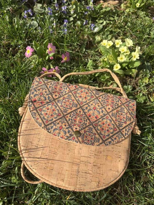 Дамска чанта Еко коркова кожа