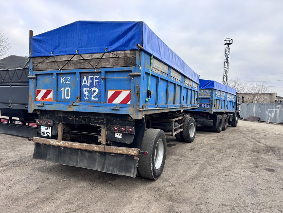 Камаз зерновоз самасвал с сприцепом