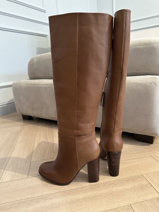 Сапоги осенние кожанные