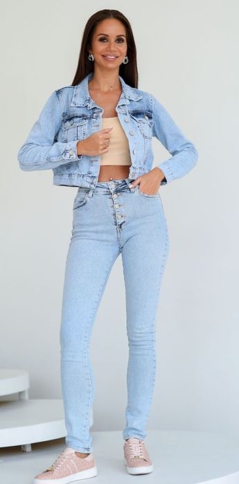 CRACPOT Турция 
Куртка джинсовая
укорочённая