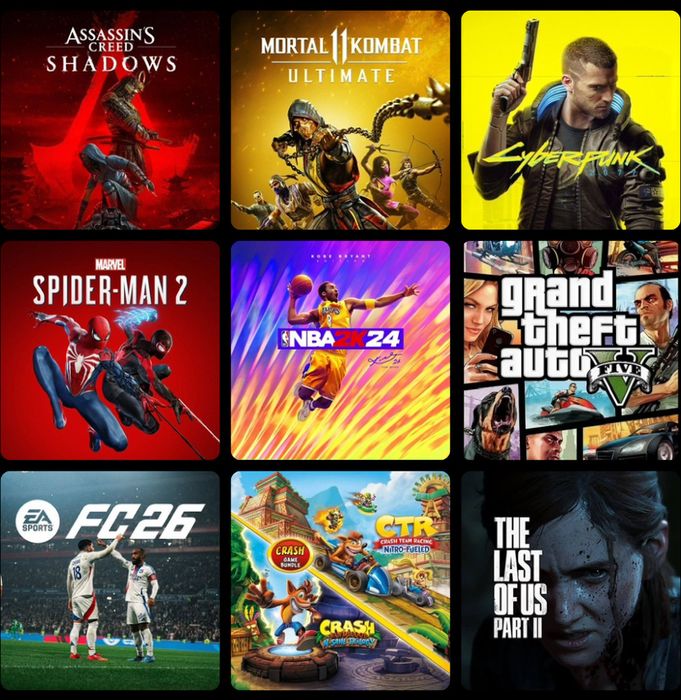 Установка игр на PS4/PS5 быстро и с гарантией качества