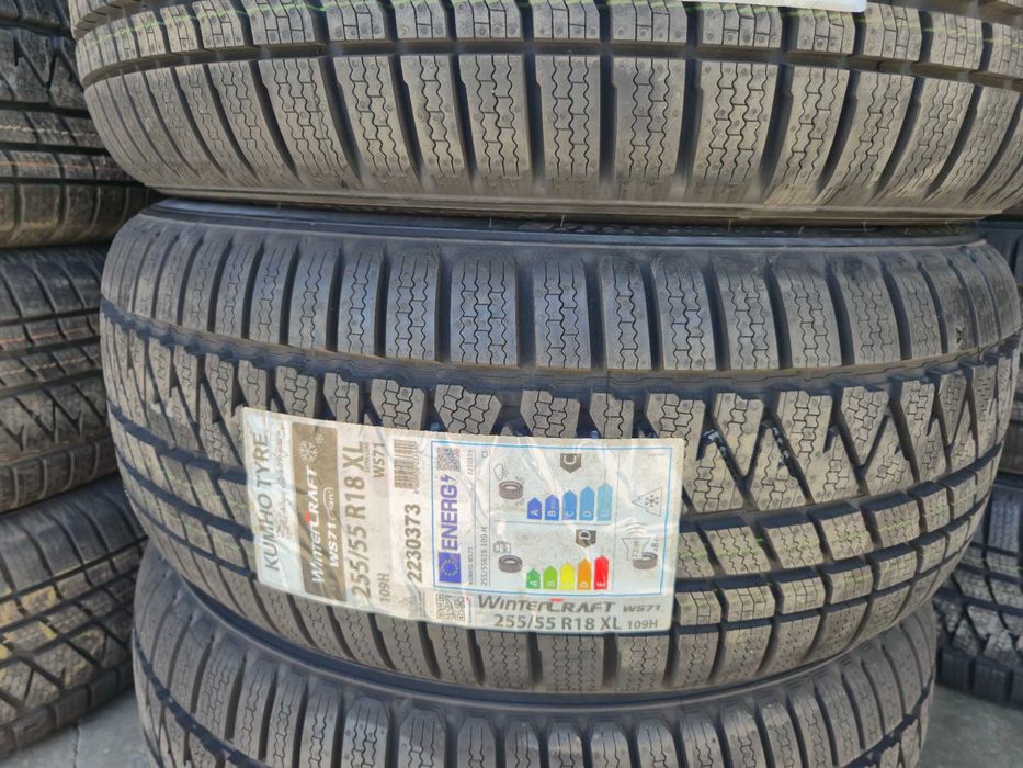 4 Anvelope M+S IARNA - 255/55/18 109H XL - KUMHO WinterCraft WS71 SUV - NOU - DOT 2023 !