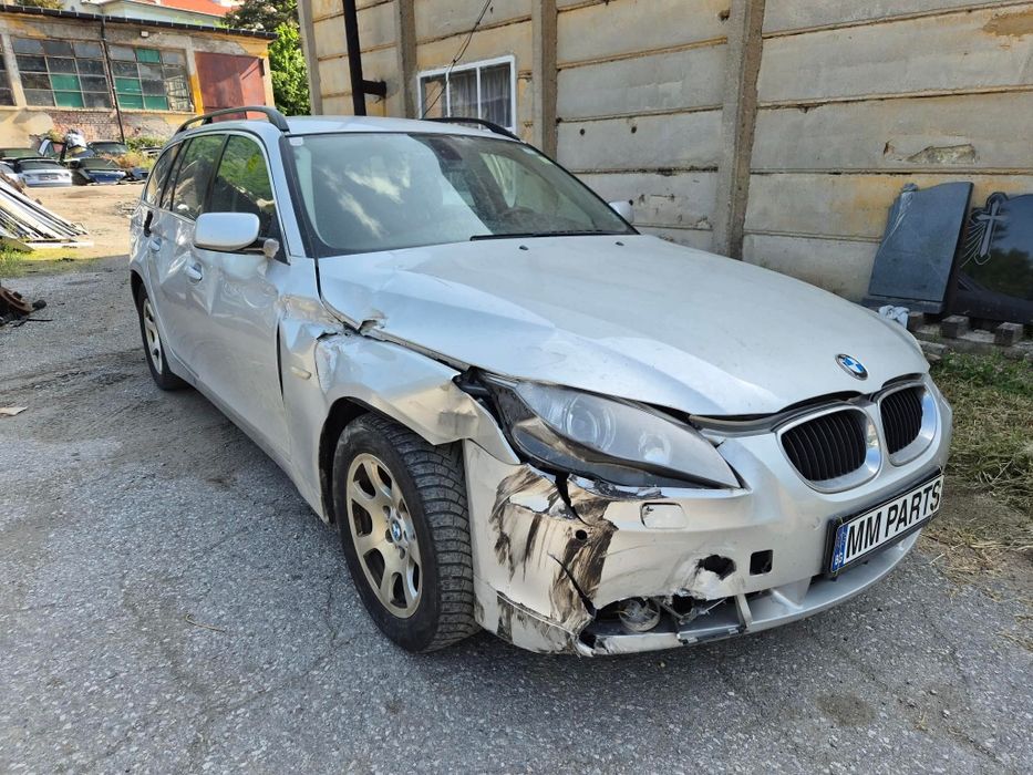BMW E61 520D 163кс M47 ксенон ръчка НА ЧАСТИ!