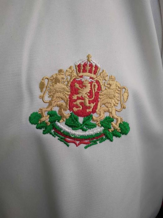 спортен комплект БЪЛГАРИЯ,бяло горнище