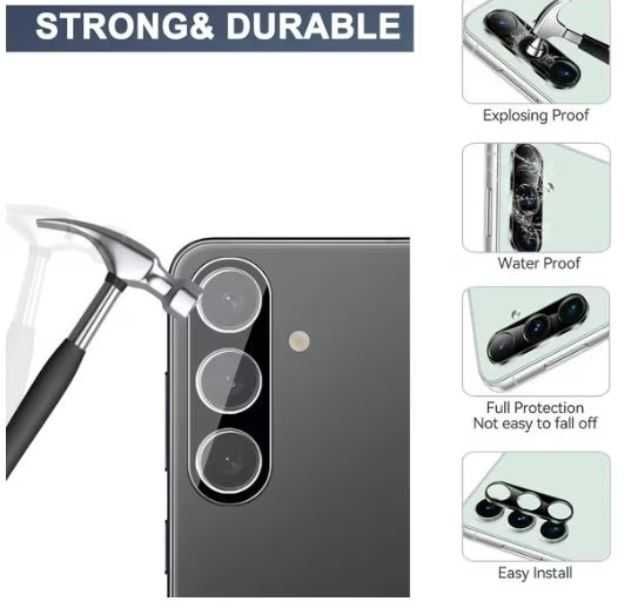 SET Folie Sticla Securizata Samsung Galaxy S24, S24+, protectie camere