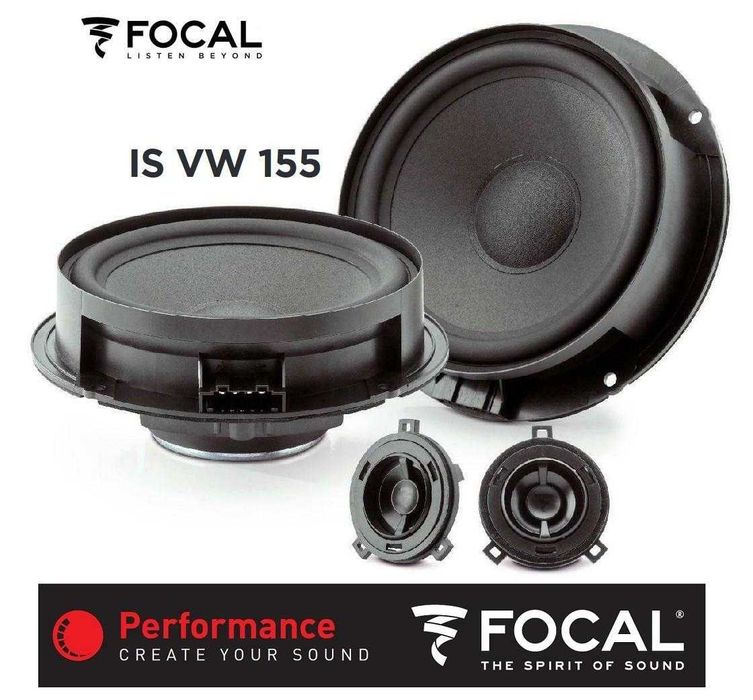 Difuzoare auto Focal VW IS VW 155, sistem component, 2 cai, 15.5 cm, dedicate VolksWagen VW