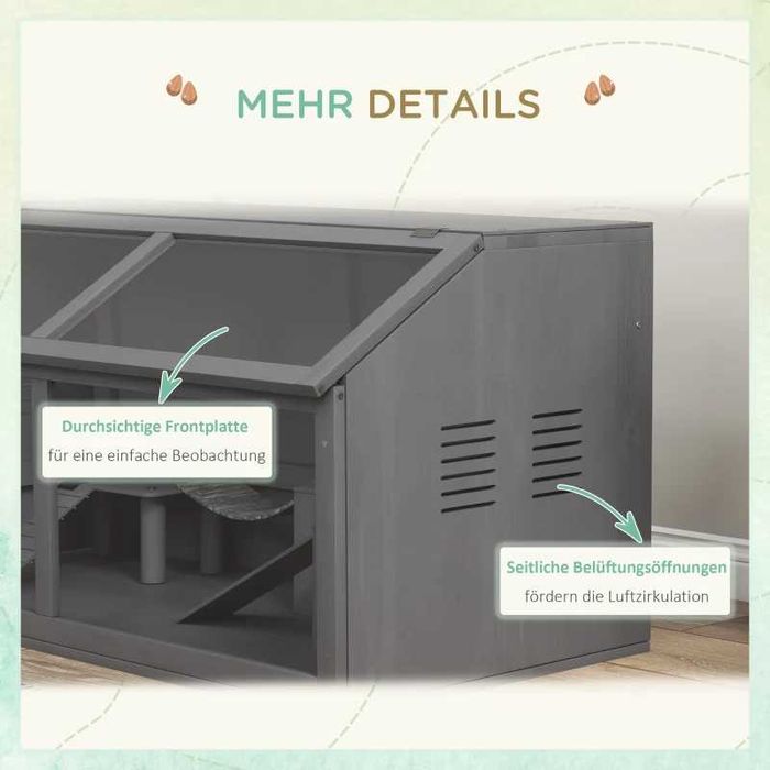 Клетка за малки животни PawHut, клетка за гризачи