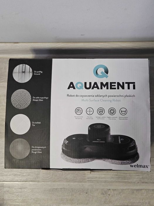 Робот за прозорци AQUAMENTI – чисто нов, дистанционно, авто почистване