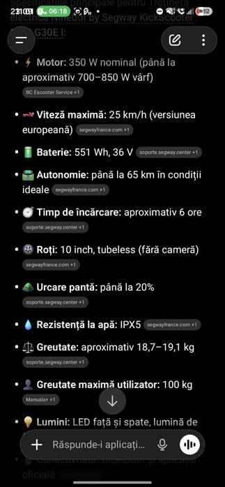 Trotineta  Ninebot