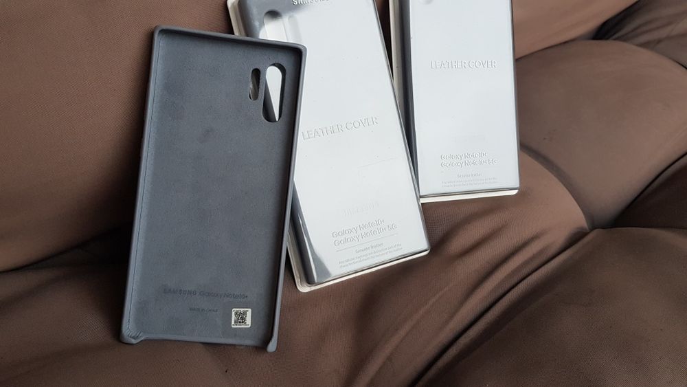 Husa Originala Samsung Galaxy Note 10+ plus PIELE NATURALA!Noua
