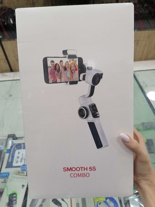Стабилизатор Zhiyun Smooth 5s combo, мобилография стабилизатор, видео