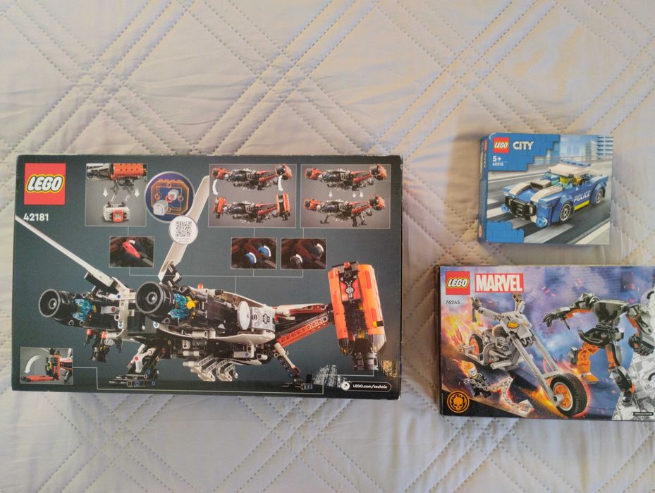 Нови-LEGO Technic-42181-космически кораб, City-60312, Marvel-76245