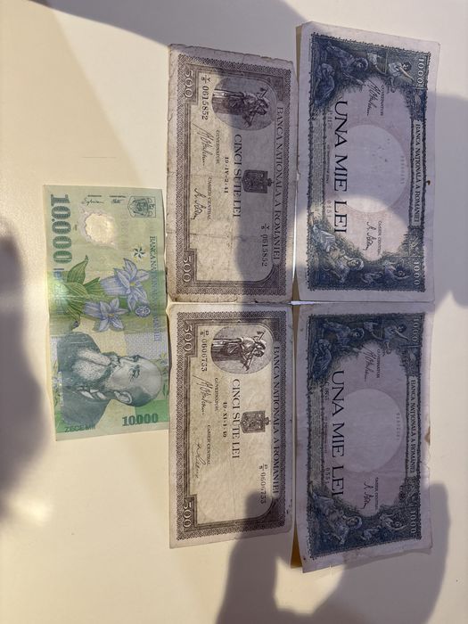 Lot bancnote diferite Romania