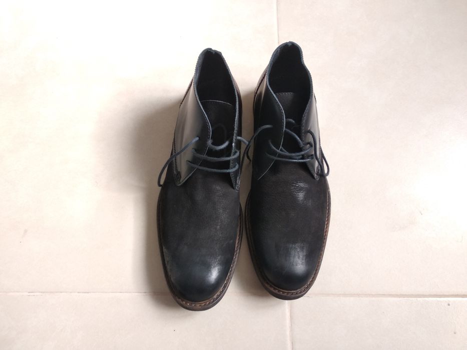 Нови мъжки боти естествена кожа и велур