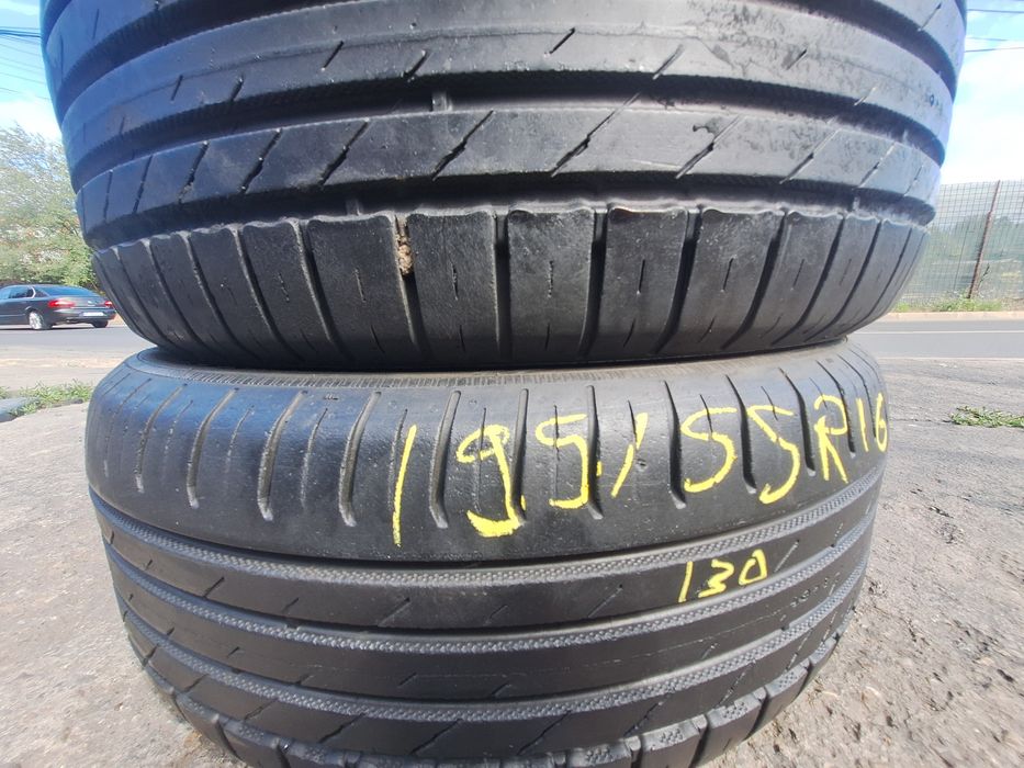 4 anvelope vara 195/55r16 Nokian  2021 Montaj Gratuit