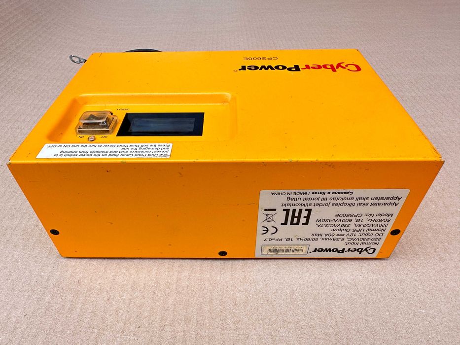 Sursa UPS CyberPower CPS600E sinus pur pt acumulator extern 420W