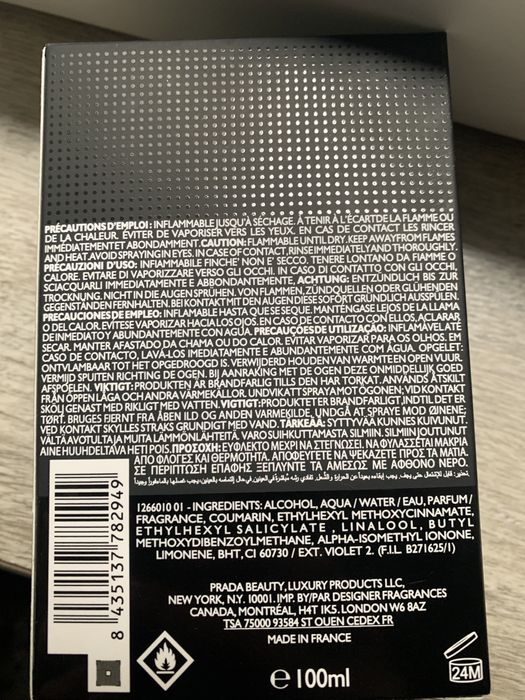 Parfum Prada Black 100 ml