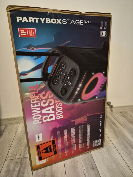 Jbl Partybox 320 neagră, nouă.