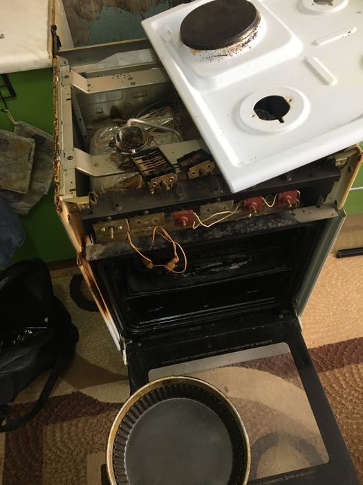 Ремон,установка плит.