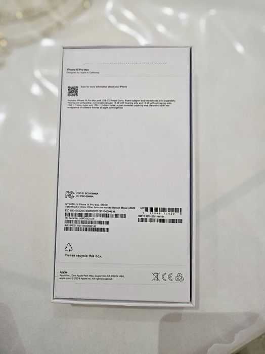 Iphone 16 pro max dubai variant