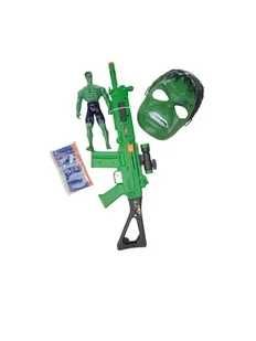 Комплект Хълк с автомат,меки стрели и маска