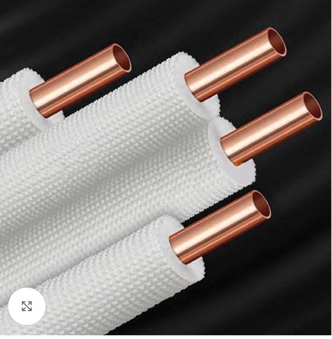 Colac teava cupru 1/2 ( 12,7 ) izolata aer conditionat Halcor 50m