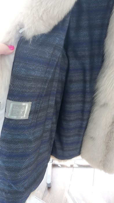 Blana vulpe alba L XL 120 cm bust