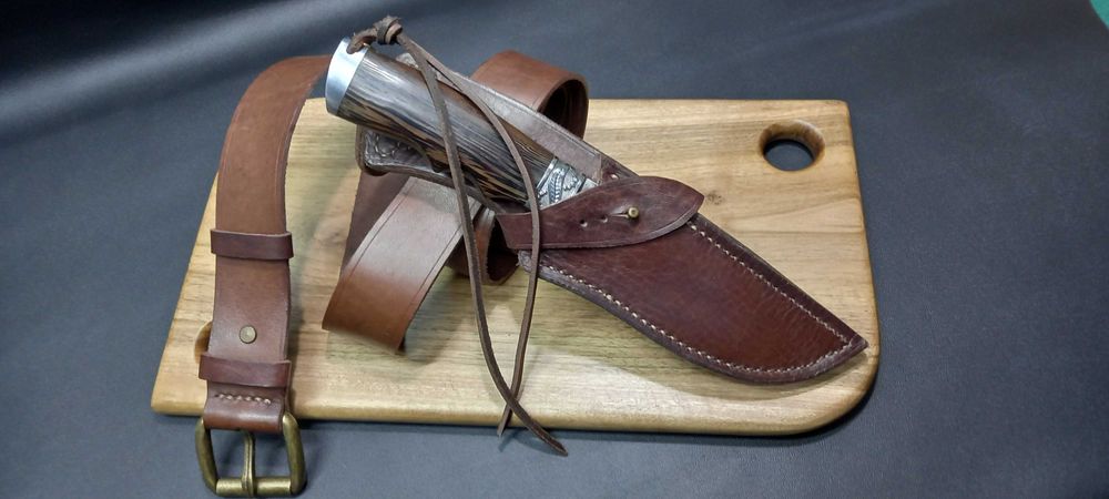 Cutit Vanatoare -  Teaca & Curea