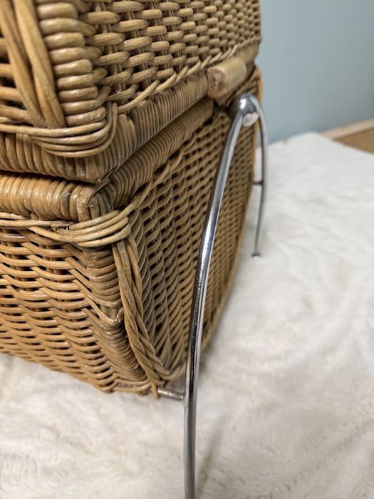 Ратанова кутия за съхранение / 70-те