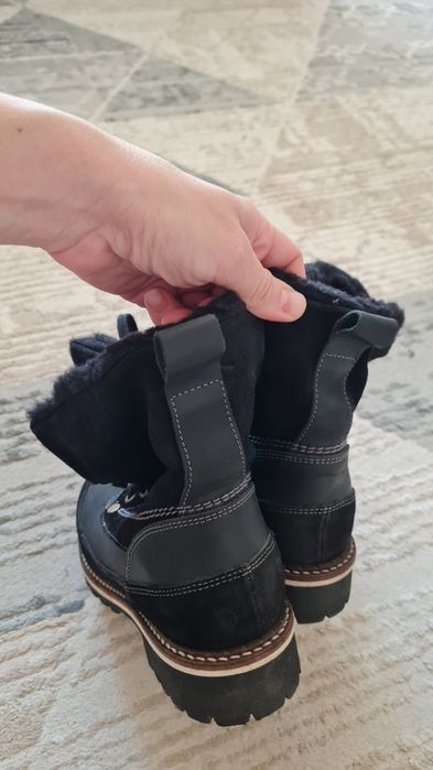 Ботинки кожа зимние 37