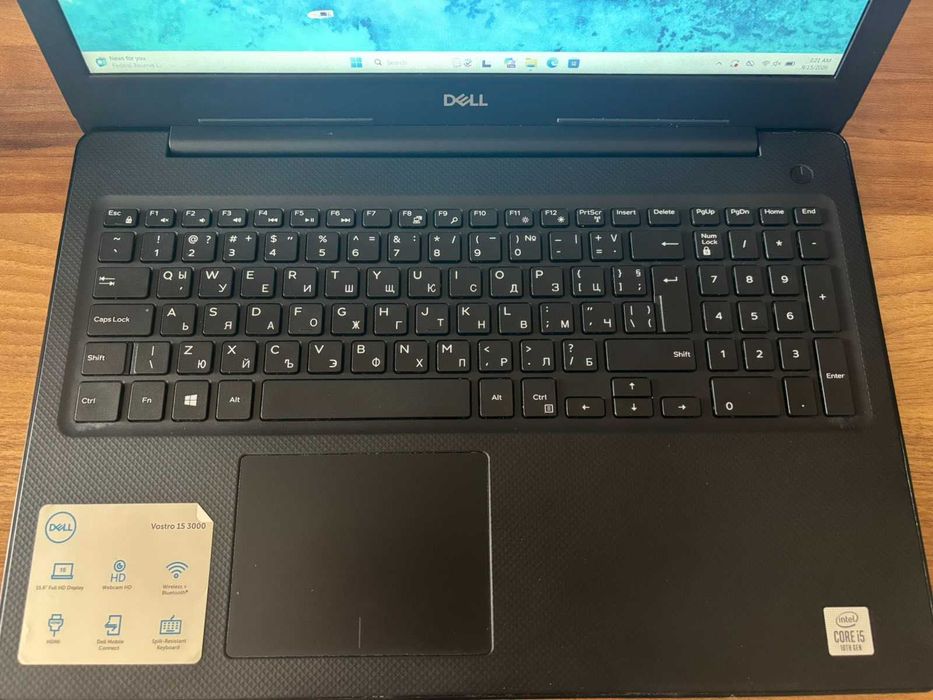 Лаптоп Dell Vostro 3590 (Intel Core i5-10210U/8GB RAM/Radeon R5 M435/240GB SSD/Full HD 15 инча)