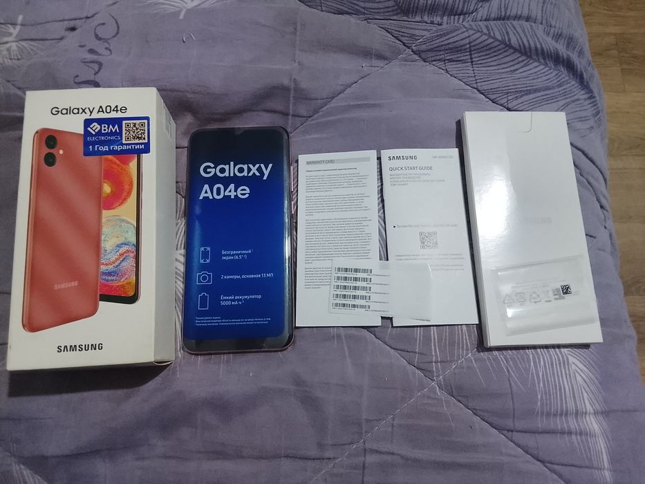 Срочно сотилади  телефон Galaxy A04E холати яхши.