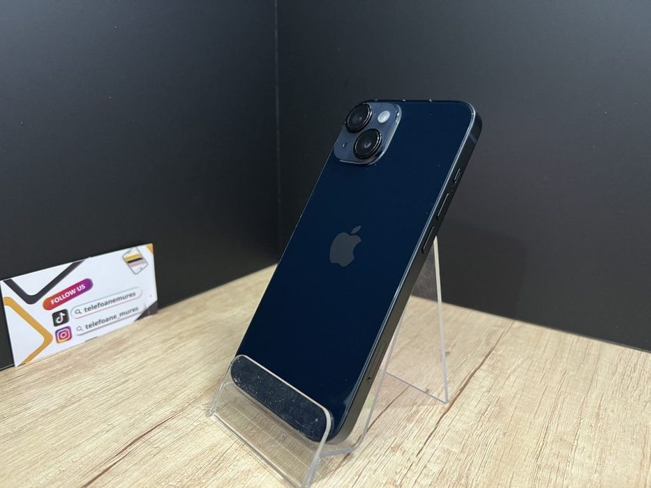 iPhone 14 128Gb Midnight Second-Hand Foarte Bun 3 ani garanție, Telefo