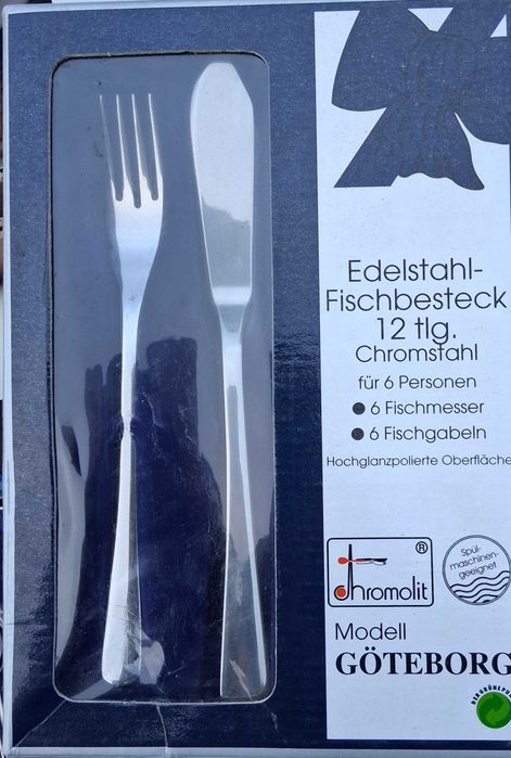 Комплект рибни прибори за хранене 12ч.