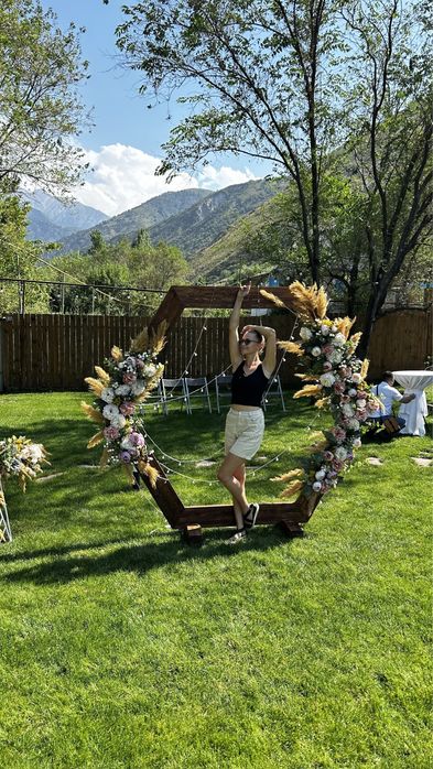 Свадебная арка фотозона