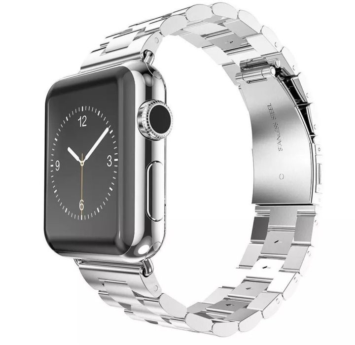 Curea Folie Silicon DirectMobile Metalica Compatibila Ceas Apple Watch