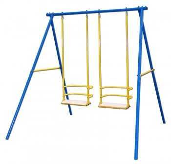 Детские качели двухместные