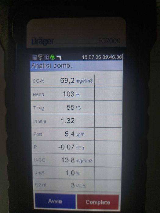 Analizor gaze arse tip Dräger FG7000 (Nu Testo)