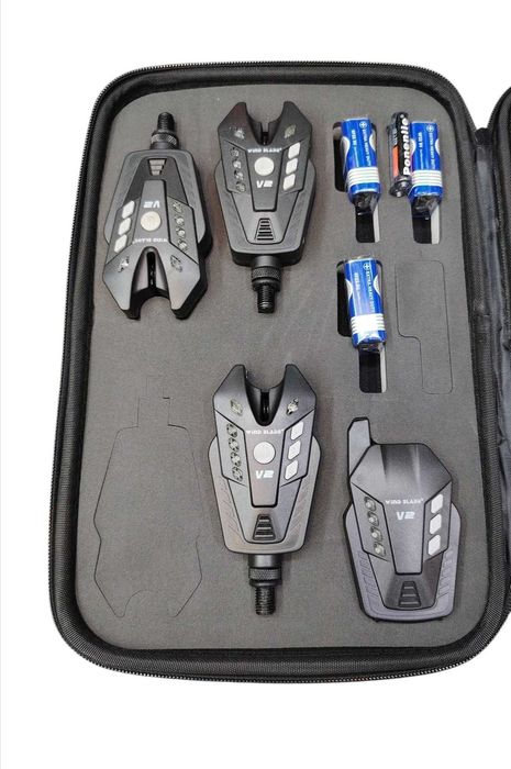Set 3 Avertizori cu Statie Wind Blade SG--V2 cu snag bar si lumina vaghe