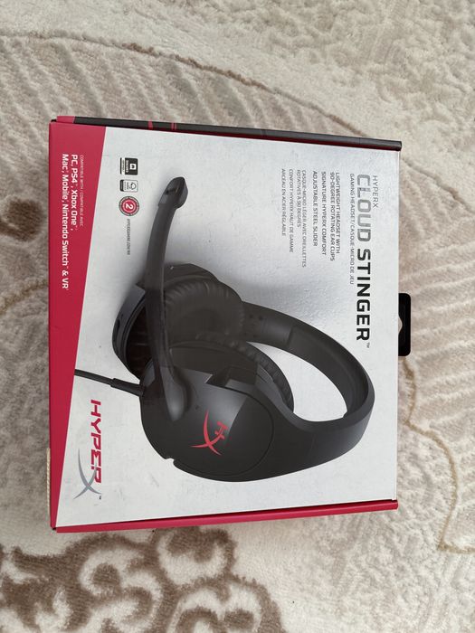 Игровые наушники Hyperx в идеальном состояниии