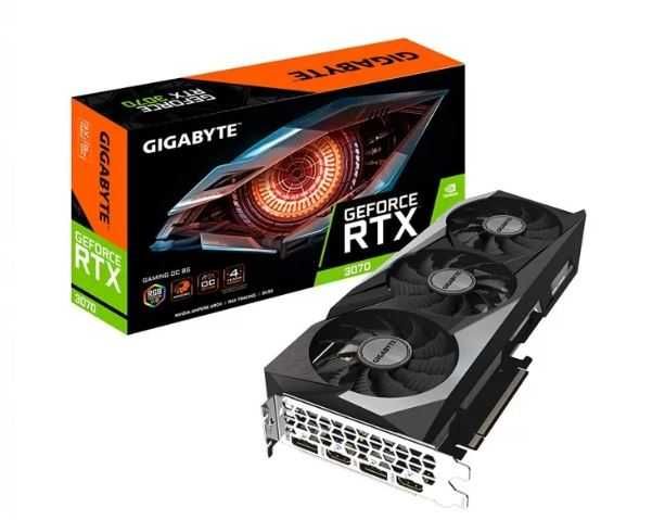 Видео карта GIGABYTE GeForce RTX 3070 Gaming 8GB GDDR6