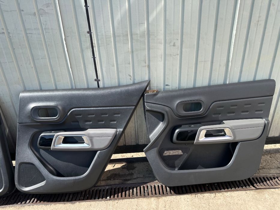 Interior complet piele + textil Citroen C5 Aircross 2020 2021 2022 Europa Scaune Fata / Bancheta Spate / Fete de Portiera / Cotiera / Plasticuri