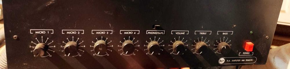 OCAZIE !! Amplificator P.A. RCF AM-5060/N – Putere & Fiabilitate Italy